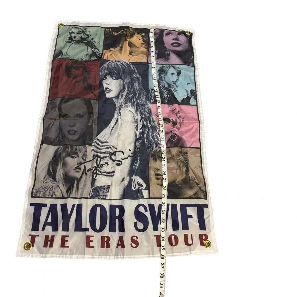 Taylor Swift‎ Eras Tour Wall Art Tapestry Printed Signature
